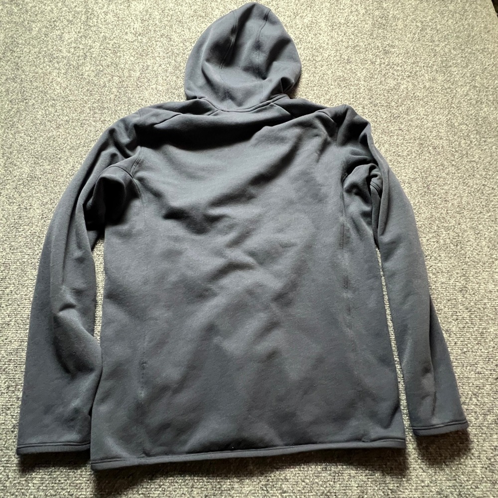 Arcteryx Kyanite AR Hoody Mens Medium Blue Full Zip Fleece Jacket Outdoor Layer - Picture 7 of 8